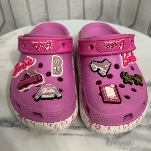 Barbie Cutie Crush Crocs, Kids Size 11